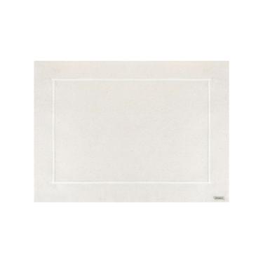 Imagem de Lugar Americano Mameg Liso Free Tecido Jacquard Barra Bordada 50x36cm Mameg Home