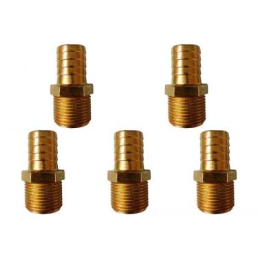 Imagem de Kit C/5 - Espigao Fixo Garden''Macho'' Zamac 3/4X3/4 1011.