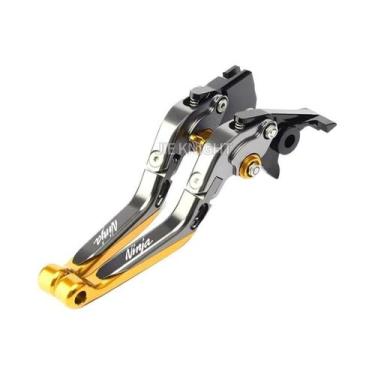 Imagem de Kit De Guidão CNC Dobrável E Extensível Para Motocicletas NINJA 250/30