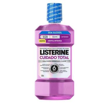 Imagem de Enxaguante Bucal Listerine Cuidado Total 6 Em 1 Sem Álcool Menta Inten