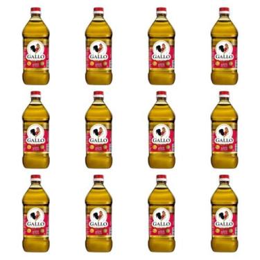 Imagem de Kit 12 Azeite De Oliva Tipo Único Português Gallo Garrafa 2l