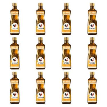 Imagem de Kit 12 Azeite Gallo Tipo Unico Vidro Dia A Dia 400ml