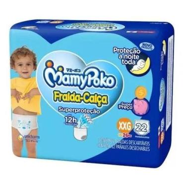Imagem de Pacote Fralda Calça Mamy Poko Super Proteção Xxg com 22 unid