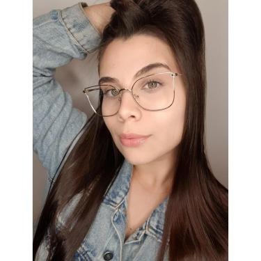 Imagem de Armação Óculos de Grau Feminina Gatinho Lidy-Feminino