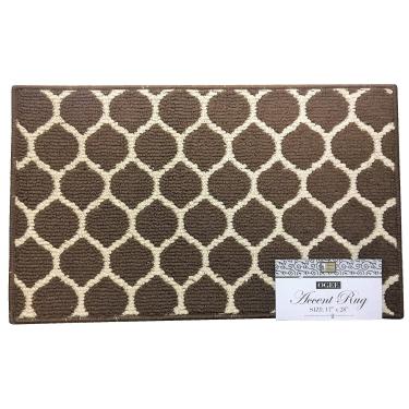 Imagem de Tapete com estampa de ovelha moderna, antiderrapante para casa, cozinha, tapete de chão, tapete confortável para ficar em pé e entrada, 43 x 71 cm, Marrom, 17" by 28"