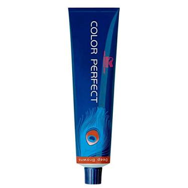 Imagem de Tintura Color Perfect 77/71 Louro Médio Intenso Marrom Acinzentado 60g Wella