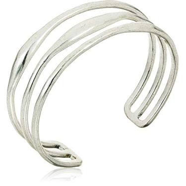 Imagem de Lucky Brand Bracelete feminino de barra Simple Life, tamanho único