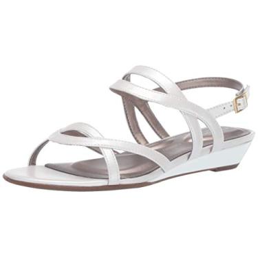 Imagem de Rockport Sandália plataforma feminina Tm Zandra Slingback, Branco, 9.5