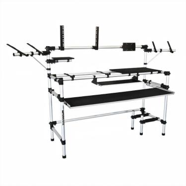 Imagem de Rack Titanium Para Studio RS345 Ideal Para Produtores Musicais, Banda e Djs Acomodarem Seus Equipamentos
