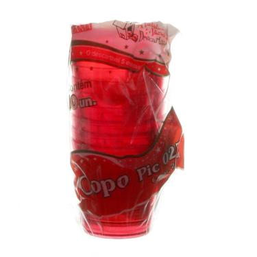 Imagem de Copo de Acrílico Pic 25ml com 10 Unidades Plastilânia