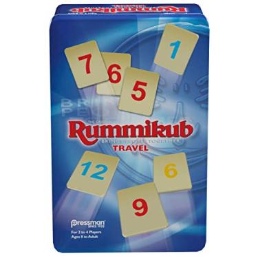 Imagem de Pressman Rummikub in Travel Tin - The Original Rummy Tile Game, Blue (B07GLGBW9X)