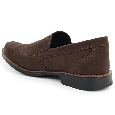 Imagem de Sapato Social Eporte camurça 17020043 BR2 cafe Cor:Marrom;Tamanho:42;Genero:Masculino