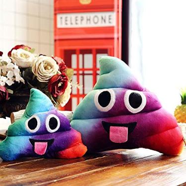 Imagem de Plush de cocô de cocô de pelúcia brinquedo de boneca de Natal, aniversário de halloween crianças presentes estranhos travesseiro de cocô (Color : H, Height : 25cm)