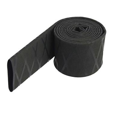 Imagem de NC NC Tubo de encolhimento texturizado Isolamento Raquete de tênis Fita Overgrip Fita Overgrip Wrap, Diâmetro 22 mm/28 mm/35 mm - Preto, 22 mm