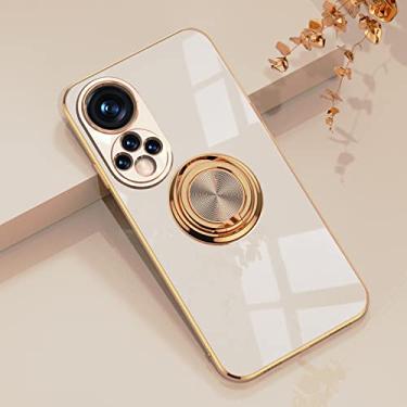 Imagem de Capa de telefone com suporte de anel para huawei honor 50 pro se 20 pro p20 p30 p50 pro nova 9 pro chapeamento capa de telefone à prova de choque, t4, para huawei mate 30