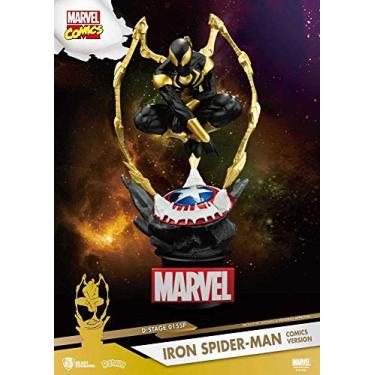 Imagem de Beast Kingdom Vingadores Infinity War: Iron Spider Ds-015SP (versão em quadrinhos) Estátua da série D-Stage, multicolorida