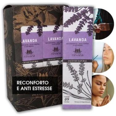 Imagem de Incenso Natural Lavanda Nirvana 9 Varetas Premium - Nirvana Incensos