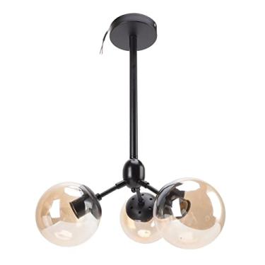 Imagem de Candelabro moderno para sala de estar 3 lâmpadas luz de teto luz suave 100-240V café restaurante ecologicamente correto