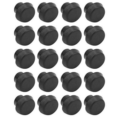 Imagem de almofada de prote??o de plugue de borracha,20 unidades de fundo de taco de bilhar, capa de rabo de pau, protetor de ponta de taco de bilhar dur¨¢vel ¨¤ prova de umidade, capa protetora de taco de