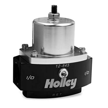 Imagem de Holley 12-845 8AN Entrada / 2 x 6AN Tomada 4,5-9 PSI Regulador de Pressão de Combustível de Bypass Ajustável
