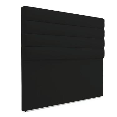 Imagem de Cabeceira Para Cama Box Queen 160 Cm Linho A79 Preto