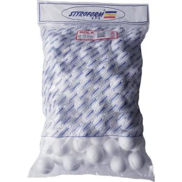 Imagem de BOLA DE ISOPOR 35MM PCT COM 100UN / PCT/STYROFORM