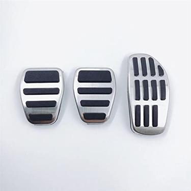 Imagem de JIERS Capa de pedal, para Nissan Qashqai j11 2014-2020, em alumínio para carro, pedal de combustível, acelerador de combustível, acessórios da capa da pastilha de freio