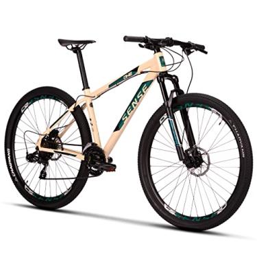 Imagem de Bicicleta Mtb Sense One 2024 Freio Hidráulico Transmissão 3x7 Velocidades Creme Tamanho L (19)