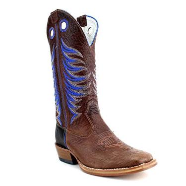 Imagem de Bota Mr West B-58C 2803 Az. 1475 Cab. Café CA Café M.W 99 Tamanho:44;Cor:Marrom