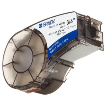 Imagem de Etiqueta Brady Vinil Branca 19,05x6,4mm M21-750-595-WT M21-750-595-WT