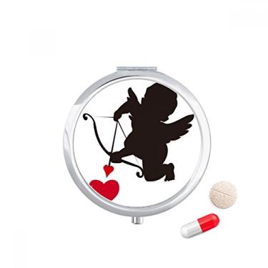 Imagem de Caixa de comprimidos com estampa de anjo do Cupido Amor Caixa de armazenamento de remédios