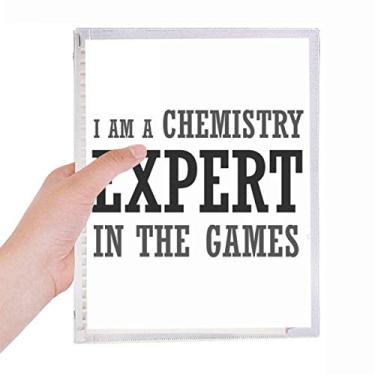 Imagem de Caderno Química Expert Games, Diário de Folhas Soltas Recarregável Diário Papelaria