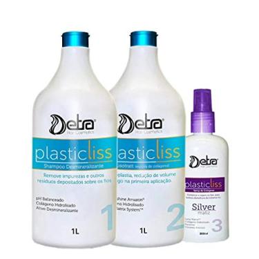 Imagem de Detra Kit Escova Progressiva Plastic Liss 1litro - Sem Formol - R