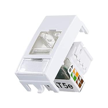 Imagem de Módulo Rede de Informática RJ45 - CAT5e - Sleek - Branco - [16045] - Margirius