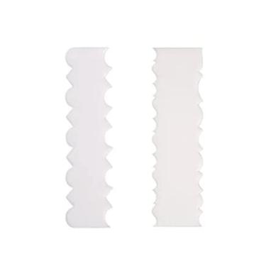Imagem de Espátula Decorativa Para Decorar Lateral De Bolo Com 2 Peças 22 (4 Modelos diferentes)