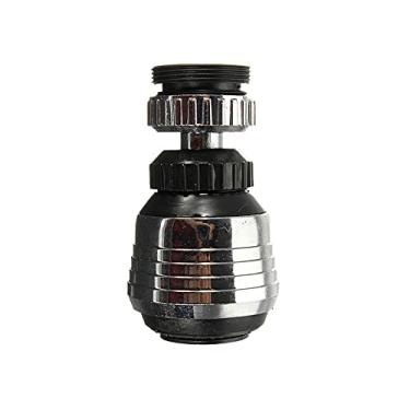 Imagem de 360 Rotate Faucet Cozinha Banheiro Torneira Aerador Difusor de Água Borbulhador Filtro Economizador de Água Conector de Torneira de Chuveiro, Preto