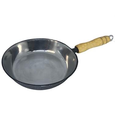 Imagem de Frigideira Alumínio Preto Sem tampa Cabo de Madeira 22 cm