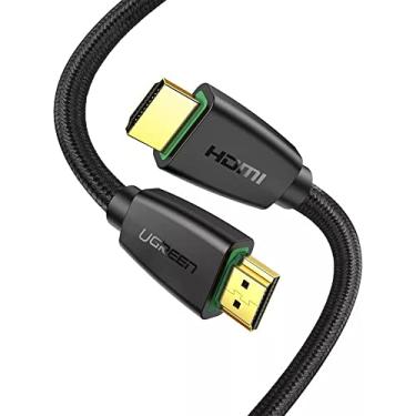 Imagem de Cabo Hdmi 5 Metros Trançado de Nylon Suporta Resolução 4k 3d Alta Velocidade Compatível com TV Monitor Computador Xbox PlayStation Blu-Ray e Mais Design Durável e Resistente - No Brasil