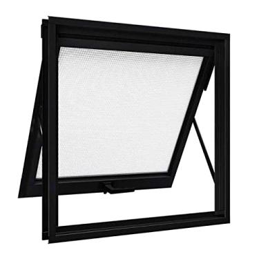 Imagem de Janela de Alumínio Maxim-Ar 60 x 80 x 5,5 cm Preto sem Grade Riobras