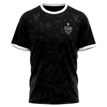 Imagem de Camiseta Braziline Building Atlético Mineiro Masculino - Preto