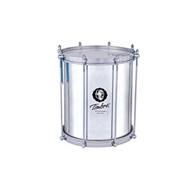 Imagem de Repinique de 10 Polegadas por 30 cm em Alumínio Polido com Aro Cromado e Pele Leitosa - 8633