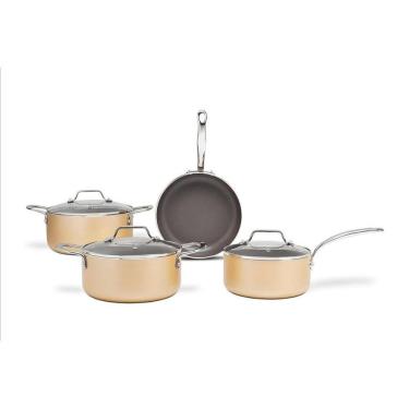 Imagem de Jogo De Panelas Brinox Antiaderente Ceramic Life Coast 4 Pç