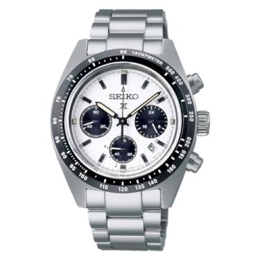 Imagem de SEIKO Relógio masculino SSC813 Prospex com cronógrafo solar, Prata, Clássico