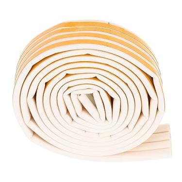 Imagem de Angoily 5 Peças Tira De Vedação Tira De Vedação À Prova De Som Sob A Porta Rolha De Vedação Da Porta Fita De Decapagem Sem Cola Borracha De Etileno Propileno Portas E Janelas Brancas