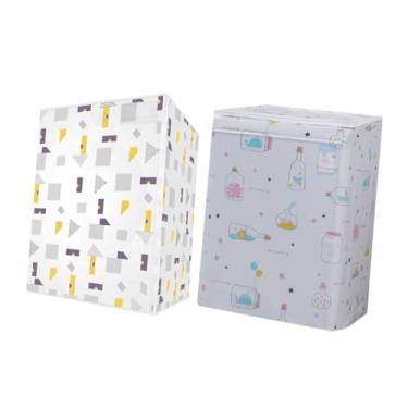 Imagem de Generic 2 Peças De Máquina De Lavar Roupa Capa Protetora Contra Poeira Capa Protetora Para Máquina De Lavar Carga Frontal Capa Protetora Contra Poeira Para Máquina De Lavar Máquina