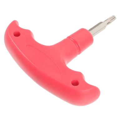 Imagem de KOMBIUDA Chave hexagonal vermelha TM chave universal t20 adequada para parafusos de peso de revestimento m2m4 pequena chave inglesa ferramenta de reparo doméstico chave para consertar Metal
