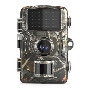 Imagem de 12MP 1080P Trilha de caça à vida selvagem e câmera de jogo Câmera de segurança ativada por movimento IP66 Câmera de reconhecimento de caça com visão noturna infravermelha à prova d'água externa