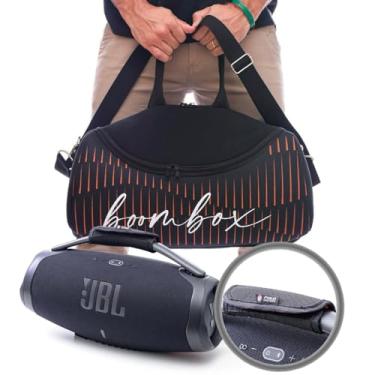 Imagem de Kit Bolsa Case Capa Bag Polo Culture Compatível com Boombox 3 2 + Protetor Alça E Ombro Envio Já