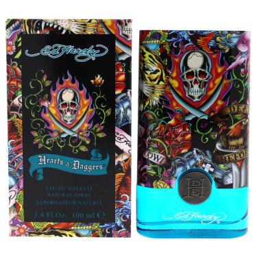 Imagem de Perfume Ed Hardy Hearts & Daggers de Christian Audigier para homens - spray edt de 100 ml