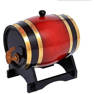Imagem de Dispensador de barril de uísque e mini infusor, barril de carvalho, armazenamento de bebidas espirituosas, licores, cerveja, vinho, bourbon, tequila, rum, B, 10L